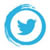 Twitter Button |Island Art Bocas tropical art studio | Bloody Thumb Tikis